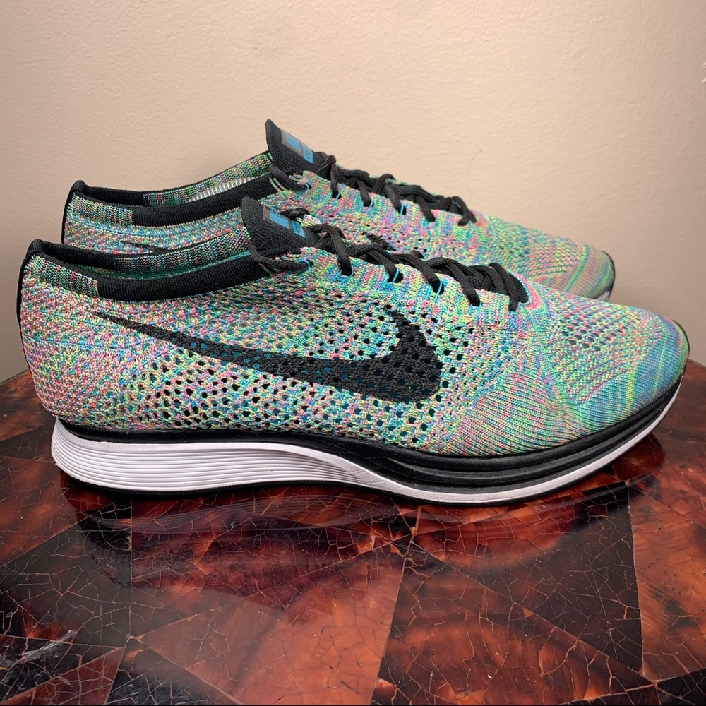 Nike Flyknit Racer Multi Color Athletic Running